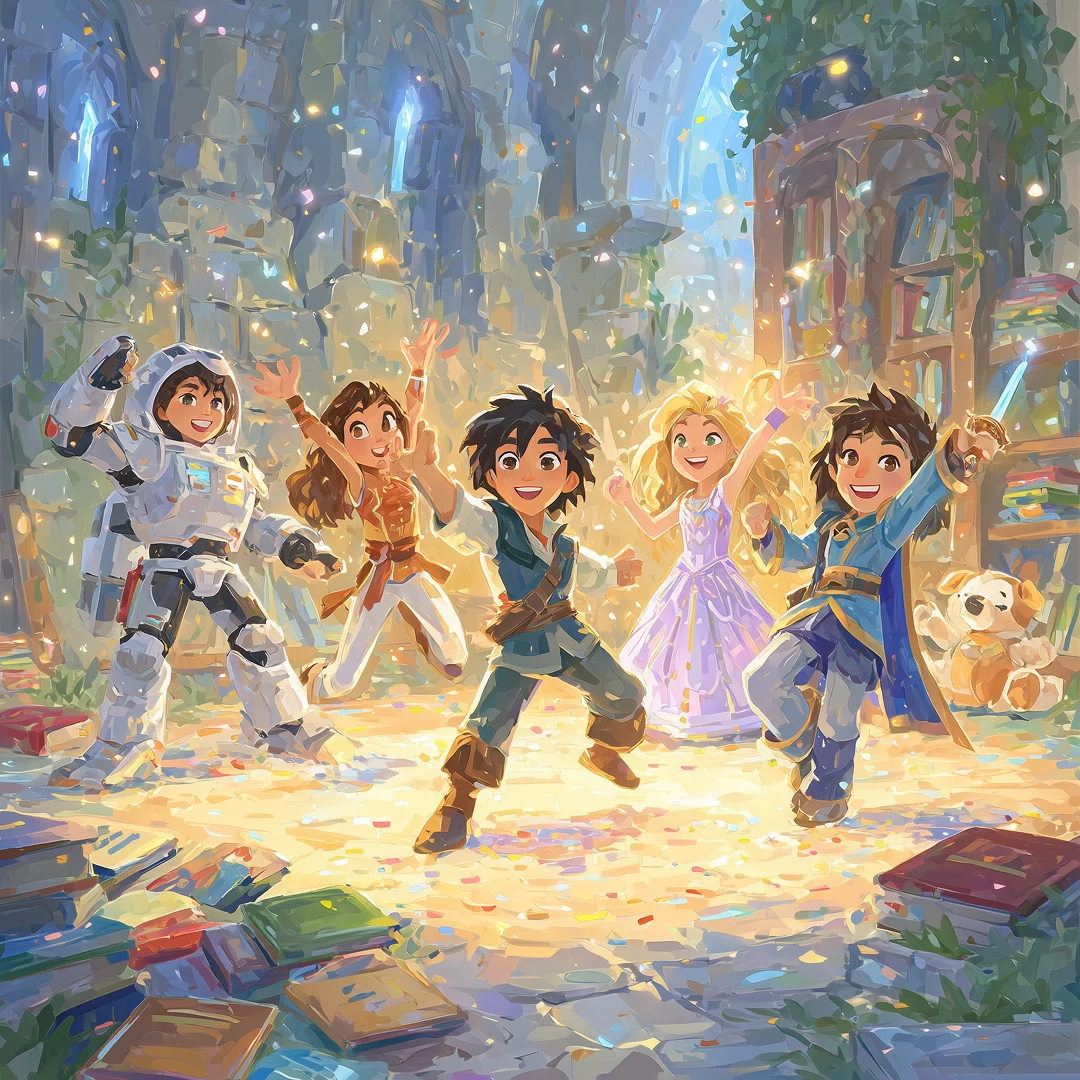 A_joyful_and_colorful_scene_showing_a_group